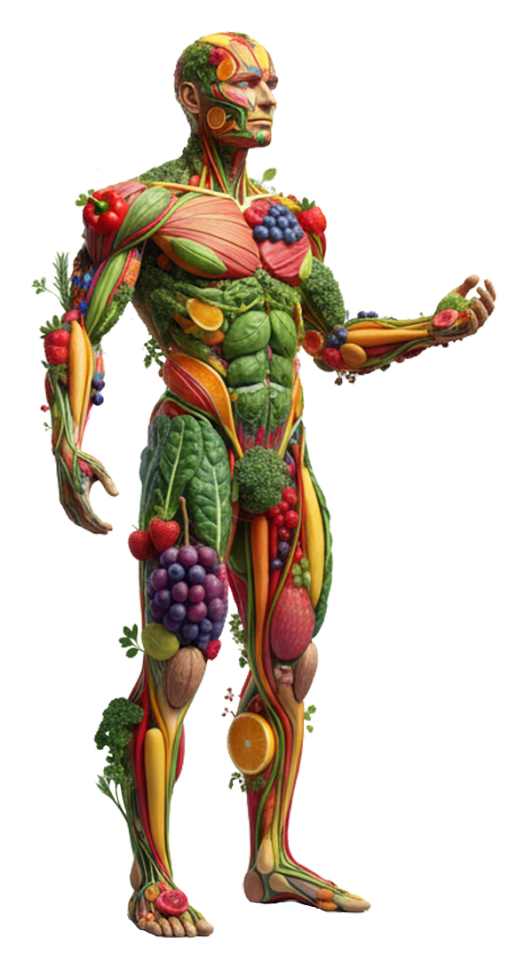 Nutriofia man mascot